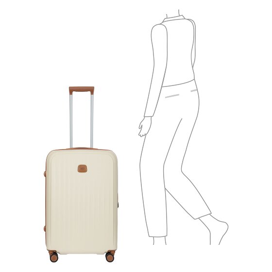 Bric's Taormina 4 ruote Carrello M 69 cm con piega di espansione