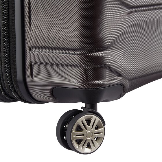 Delsey Paris Meteor 4 ruote Carrello L 78 cm con piega di espansione