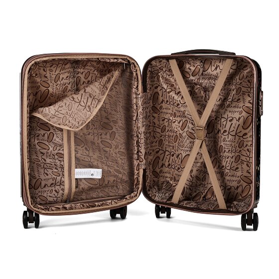 Anekke Tulip 4 ruote Trolley cabina 55 cm espandibile