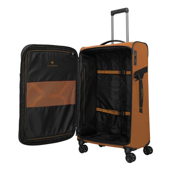 Travelite Briize 4 ruote Carrello L 78 cm con piega di espansione