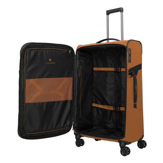 Travelite Briize 4 ruote Carrello L 78 cm con piega di espansione