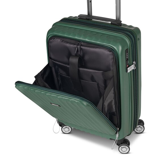 Bric's Cervia 2.0 4 ruote Carrello della cabina S 55 cm Scomparto per laptop con piega di espansione