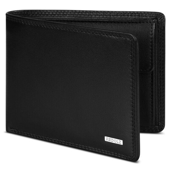 Redolz Portafoglio QF RFID in pelle 12 cm pieghevole