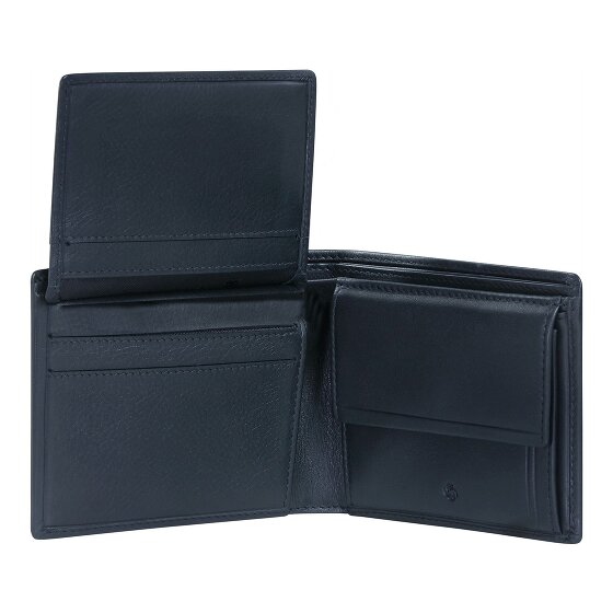 Samsonite Attack 3.0 Portafoglio Protezione RFID Vera Pelle 10.5 cm