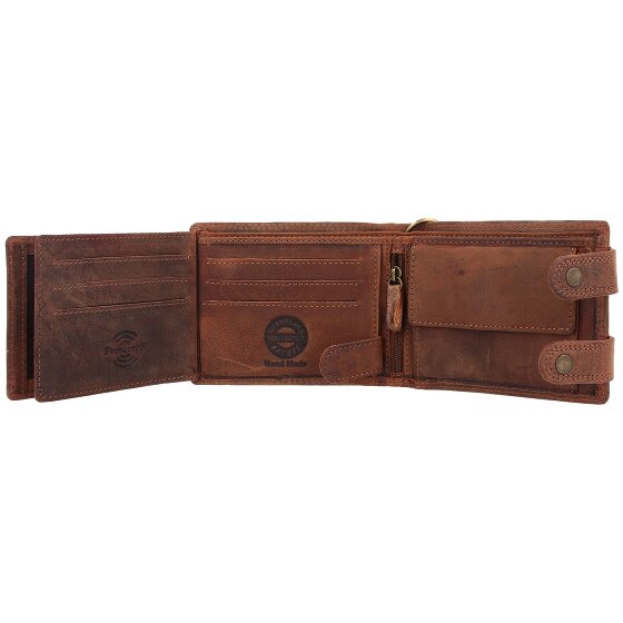 Greenland Nature Montenegro Portafoglio RFID in pelle 12 cm