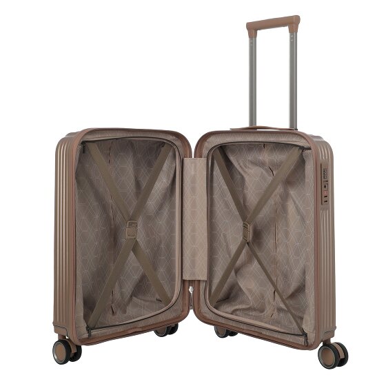 Travelite Paros 4 ruote Carrello della cabina 55 cm