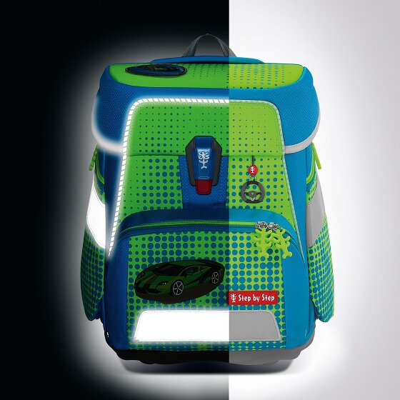 Step by Step Space Neon Set di borse per la scuola 5 pezzi