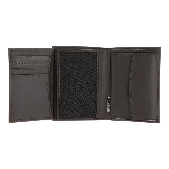 oxmox Leather Portafoglio Protezione RFID Vera Pelle 10 cm