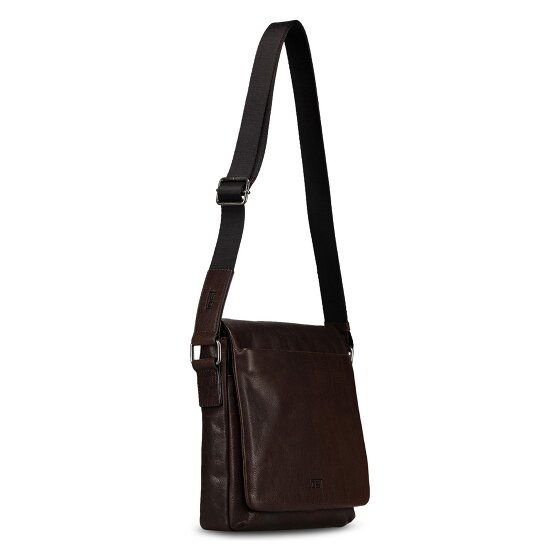 Jost Glasgow Borsa a tracolla S Protezione RFID Vera Pelle 23 cm