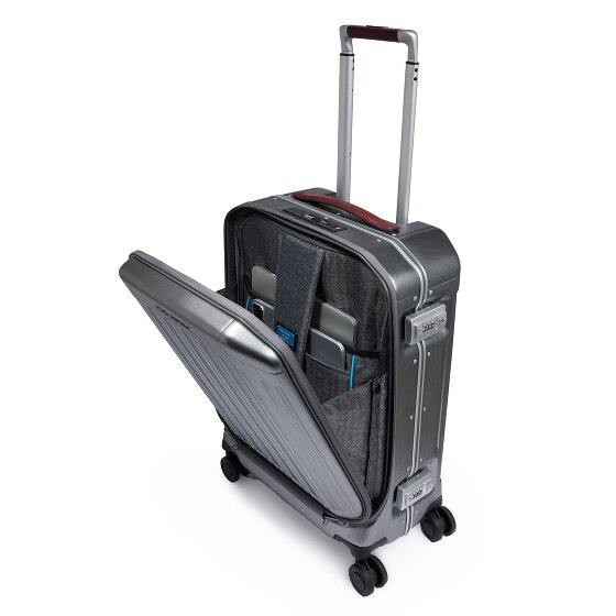 Piquadro PQLM 4 ruote Carrello della cabina 55 cm Scomparto per laptop