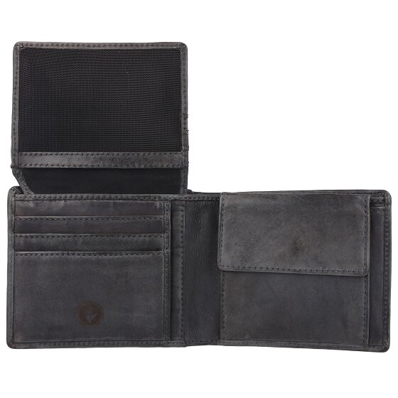 Greenburry Portafoglio in pelle lavata vintage 13 cm