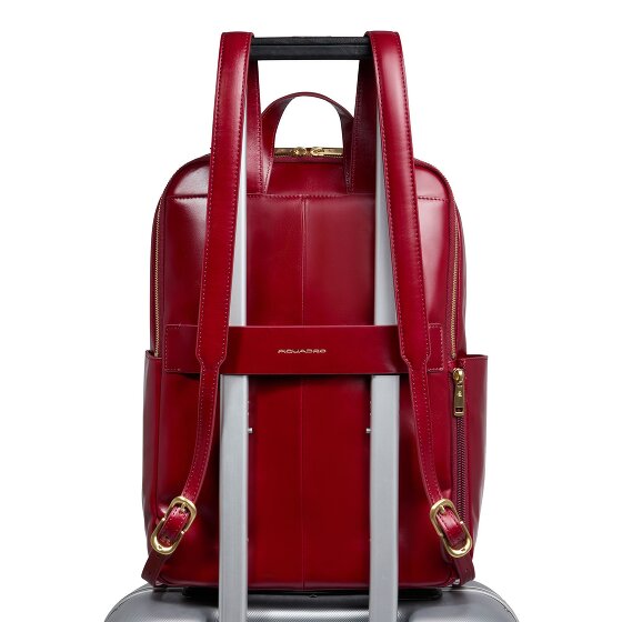 Piquadro Blue Square Zaino da giorno Protezione RFID Pelle 37 cm Scomparto per laptop