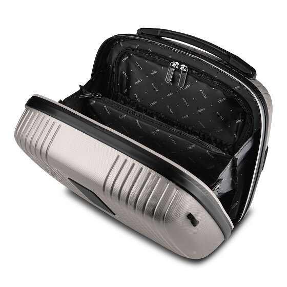 Redolz Set di valigie Essentials 14 a 4 ruote + beauty case 4 pezzi con piega elastica