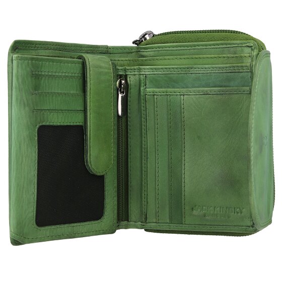 Jack Kinsky Portafoglio Nelson RFID in pelle 12,5 cm