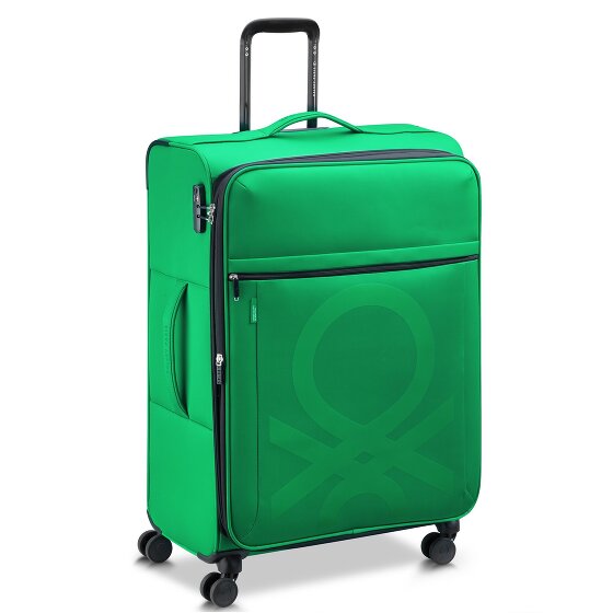 Delsey Paris x United Colors of Benetton Colour Block Trolley a 4 ruote da 77 cm con piega ad espansione