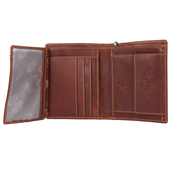 Greenburry Collezione Racing Richmond Portafoglio RFID in pelle 10 cm