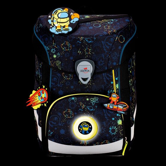 DerDieDas ErgoFlex Easy LED Set di borse per la scuola 5 pezzi