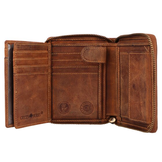 Greenburry Vintage Portafoglio Vera Pelle 12.5 cm