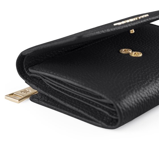 Lazarotti Bologna Portafoglio XL in pelle con scomparto con zip 14 cm