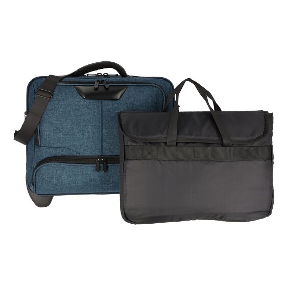 Dermata 2 ruote Carrello business 41 cm Scomparto per laptop