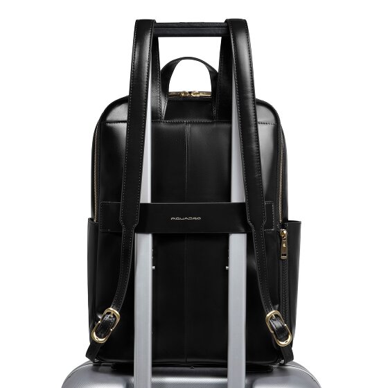 Piquadro Blue Square Zaino da giorno Protezione RFID Pelle 37 cm Scomparto per laptop