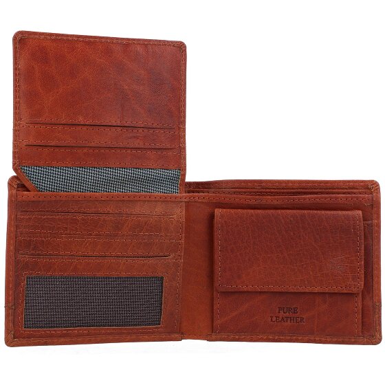 Spikes & Sparrow Portafoglio RFID in pelle 11 cm