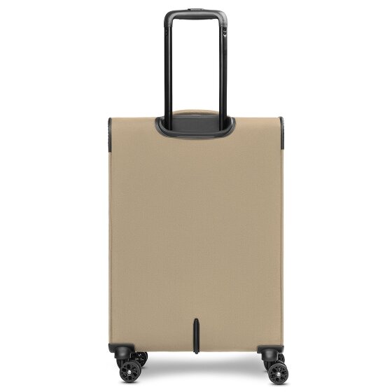 Stratic taska set di valigie a 4 ruote 3 pezzi con piega elastica
