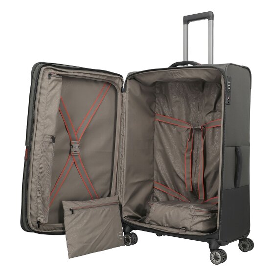 Travelite Crosslite 4 ruote Carrello XL 81 cm con piega di espansione