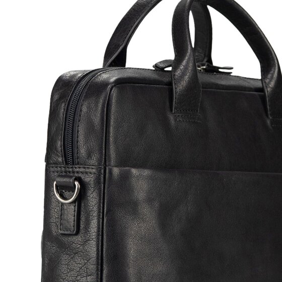 Jost Glasgow Valigetta Vera Pelle 37 cm Vano porta PC