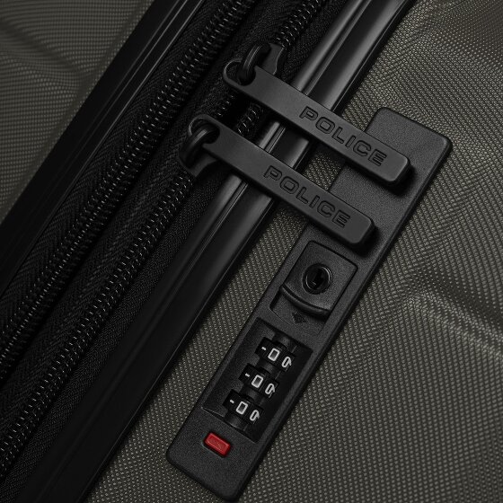 Police London 4 ruote Carrello 64 cm con piega di espansione