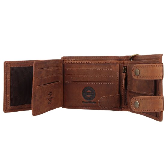 Greenland Nature Montenegro Portafoglio RFID in pelle 12 cm