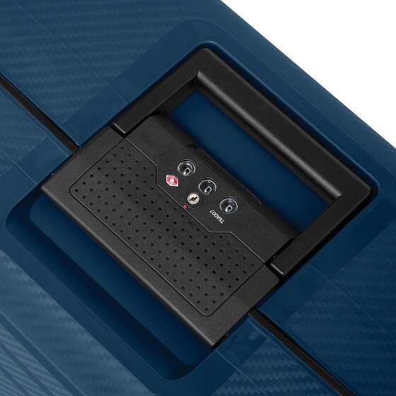 Redolz Set di valigie Essentials 15 a 4 ruote 3 pezzi con chiusura a tre punti