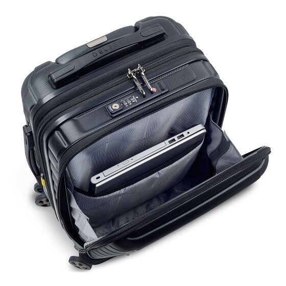 Delsey Paris Shadow 5.0 Trolley da cabina a 4 ruote Scomparto per laptop da 55 cm con piega a espansione