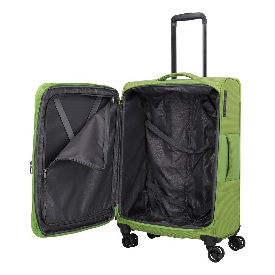 Travelite Corsiica 4 ruote Carrello M 67 cm con piega di espansione