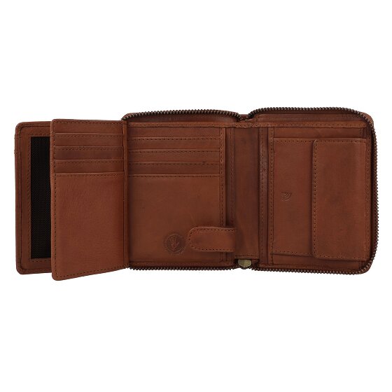 Greenburry Colombiana Portafoglio Protezione RFID Pelle 10.5 cm