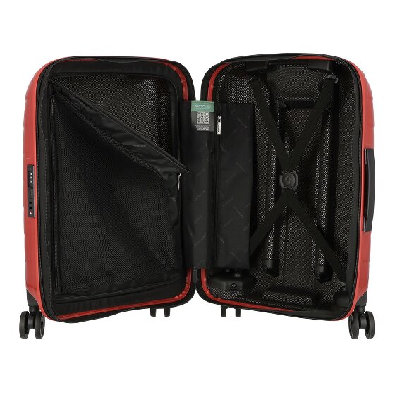 Samsonite Attrix 4 ruote Carrello della cabina 55 cm con piega di espansione