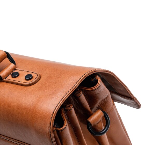 Farmhood Memphis Cartella XXL 3 scomparti in pelle 39 cm