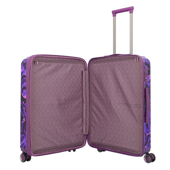 Travelite Lascana 4 ruote Carrello M 65 cm con piega di espansione