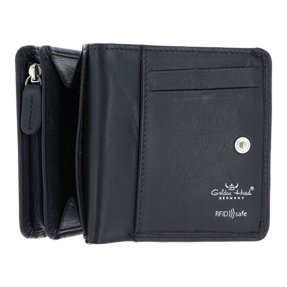 Golden Head Polo Portafoglio Protezione RFID Vera Pelle 10 cm