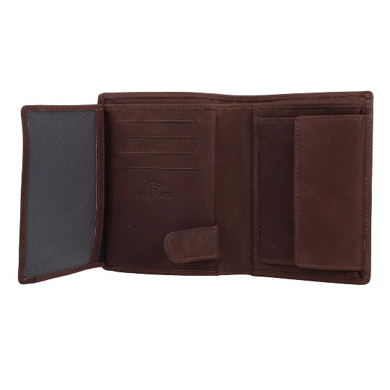 Jack Kinsky Aruba Portafoglio Protezione RFID Pelle 12.5 cm