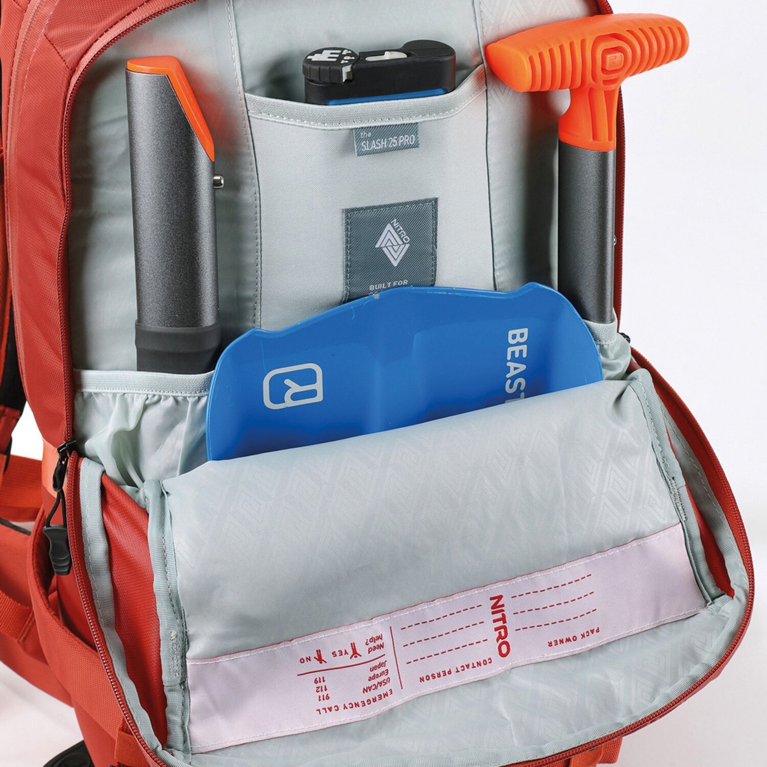 Zaino Nitro Hero – Unisex, Scomparto Per Laptop 17'', Due Scomparti Principali, Ergonomico