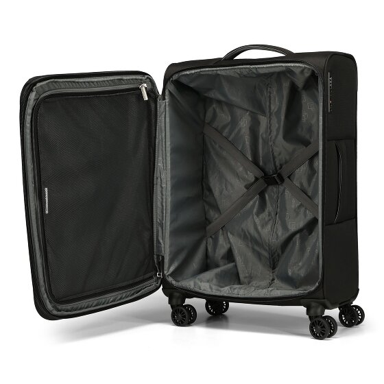 American Tourister Cloudrider 4 ruote Carrello M 67 cm con piega di espansione