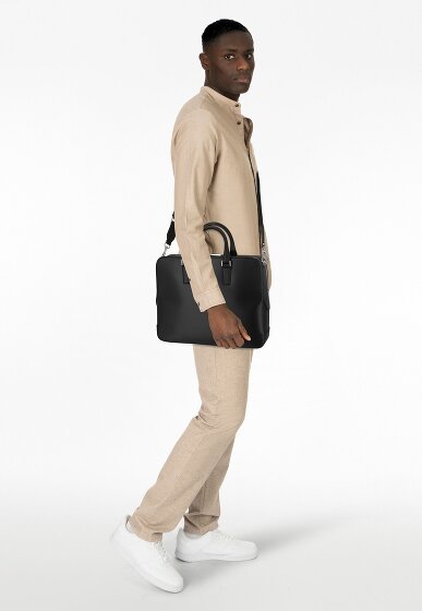 Boss Luminary Valigetta Pelle 38 cm Scomparto per laptop