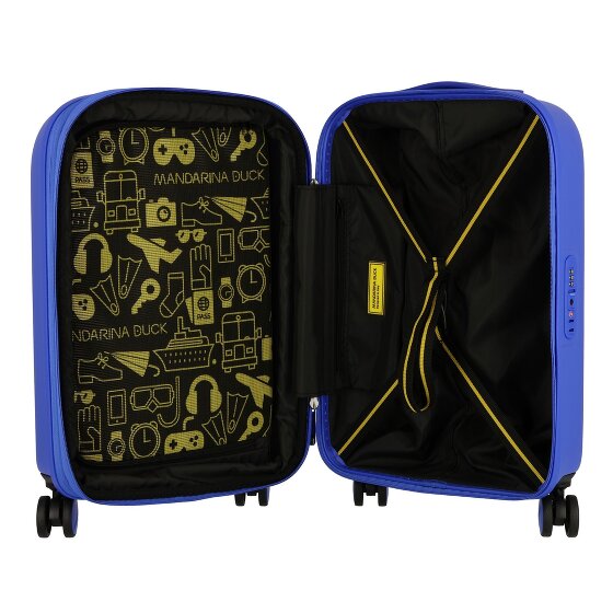 Mandarina Duck Logoduck Carrello cabina a 4 ruote 55 cm