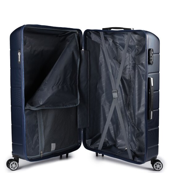 Benzi 5583 4 ruote Set di valigie 2 pezzi