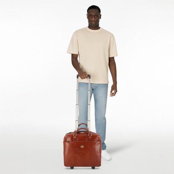 The Bridge Stovia 2 ruote Carrello pilota Pelle 39 cm Scomparto per laptop