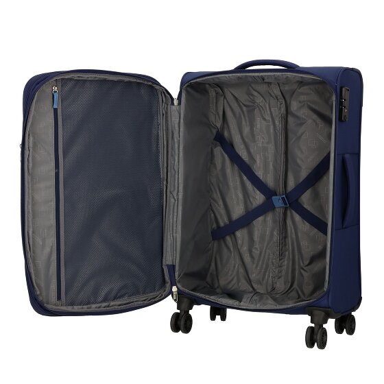 American Tourister Star Max 4 ruote Set di valigie 3 pezzi con piega di espansione