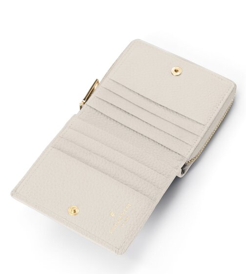Lazarotti Portafoglio Bologna in pelle, medio, con chiusura a zip perimetrale, 10 cm