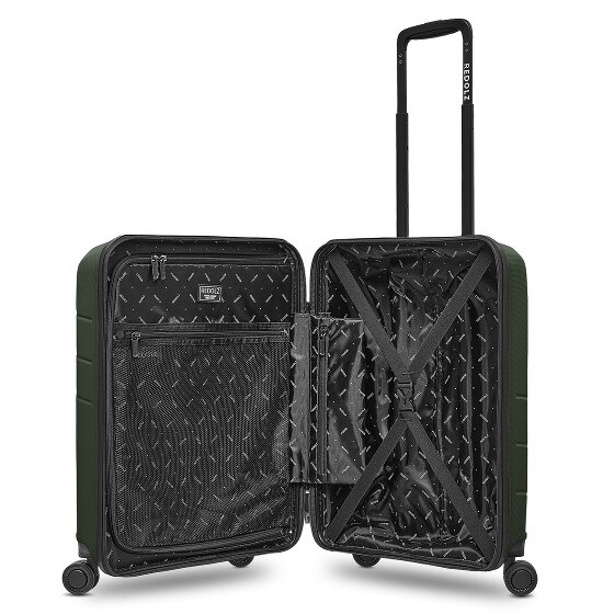 Redolz Essentials 17 Trolley cabina a 4 ruote da 55 cm con scomparto morbido per laptop