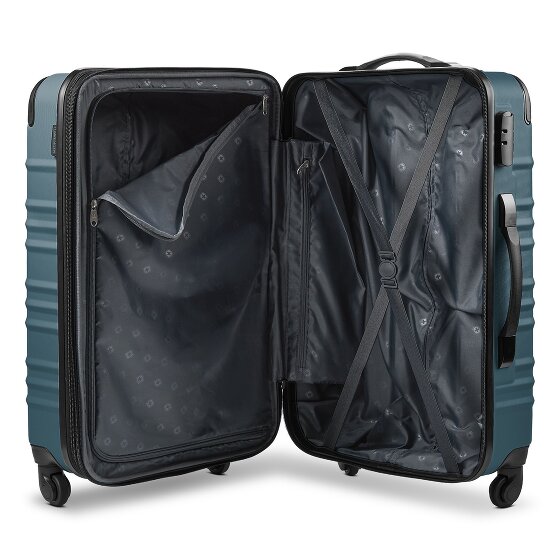 Wenger Amplar Evo 4 ruote Carrello M 65 cm con piega di espansione